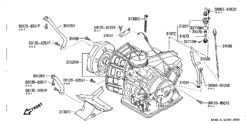 AT transmission & transaxle assembly