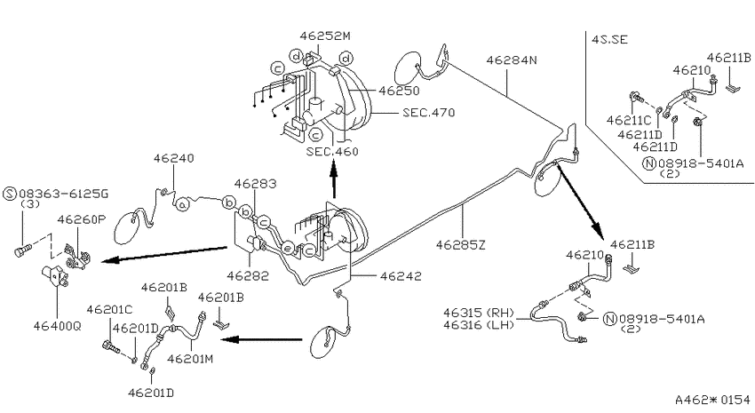 Brake piping & control