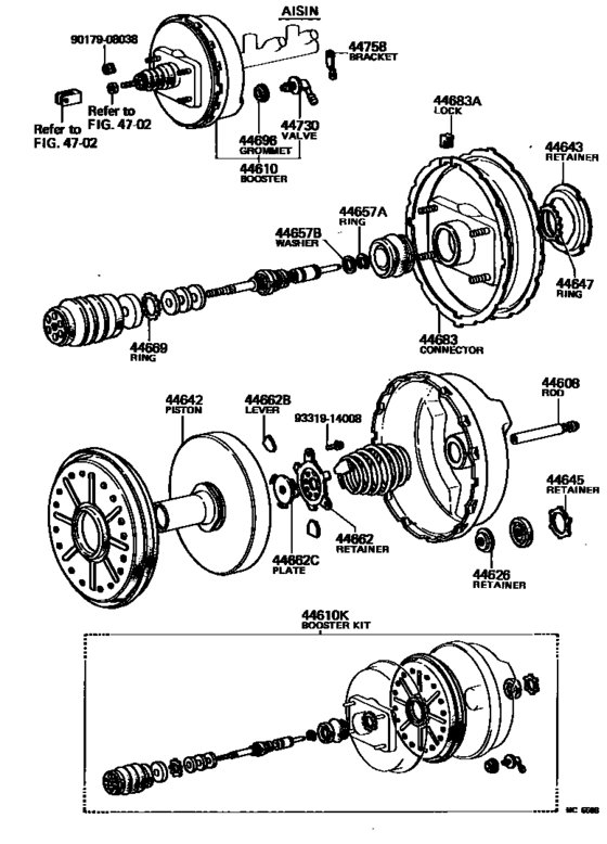 Brake Booster & Vacuum Tube