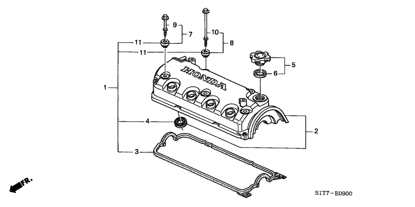 Cylinder head cover