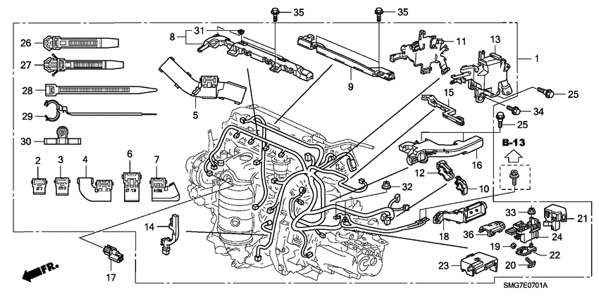 Engine wire harness
