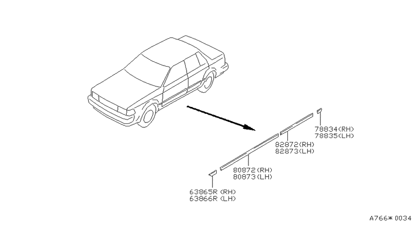 Body side moulding