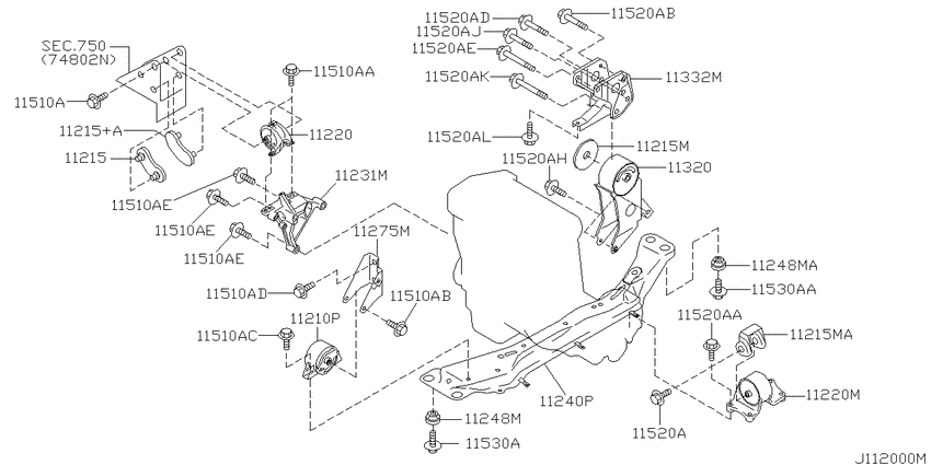 Engine & transmission   mounting