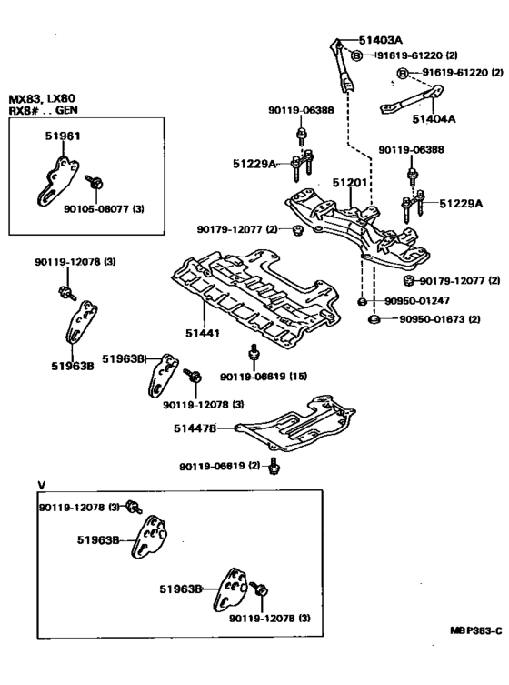 Suspension Crossmember & Under Cover