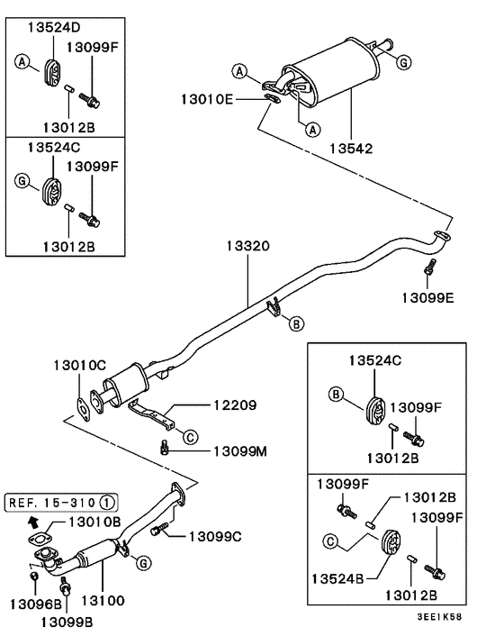 Exhaust pipe & muffler