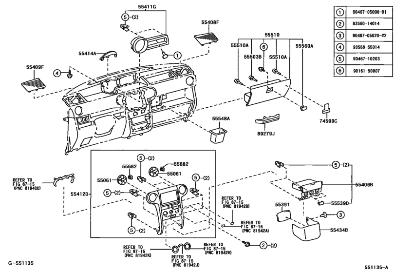 Instrument Panel & Glove Compartment