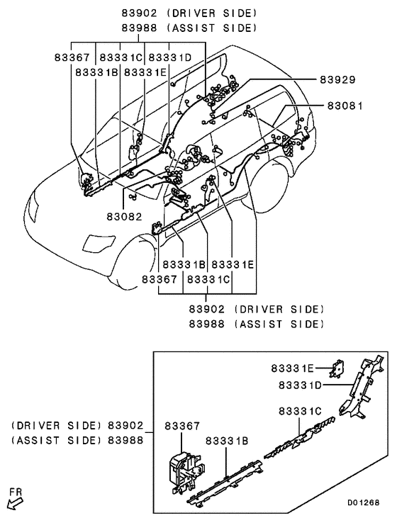 Wiring & attaching parts