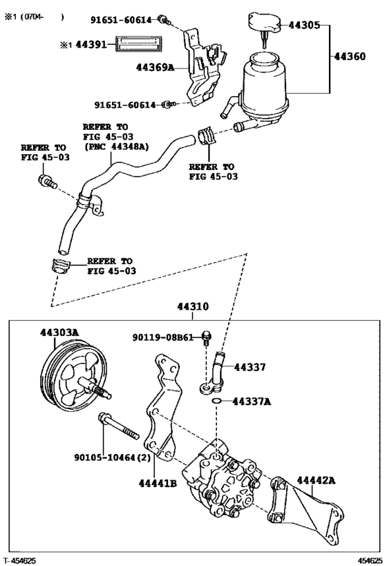 Vane Pump & Reservoir (Power Steering)