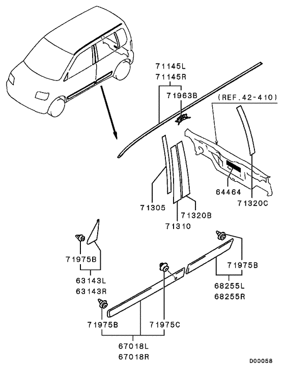 Side garnish & moulding