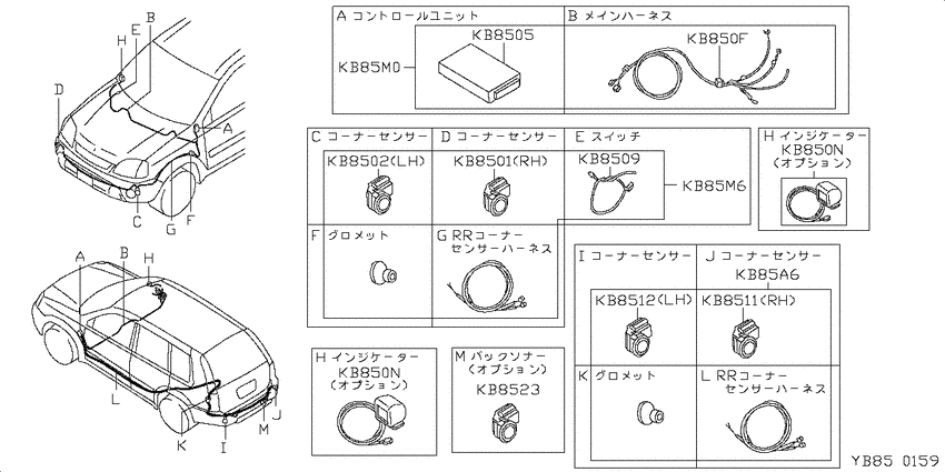 corner sensor