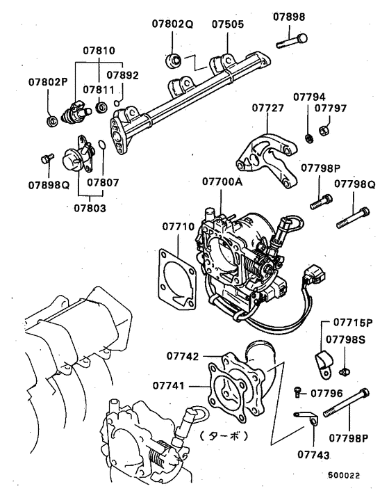 Injector & throttle body