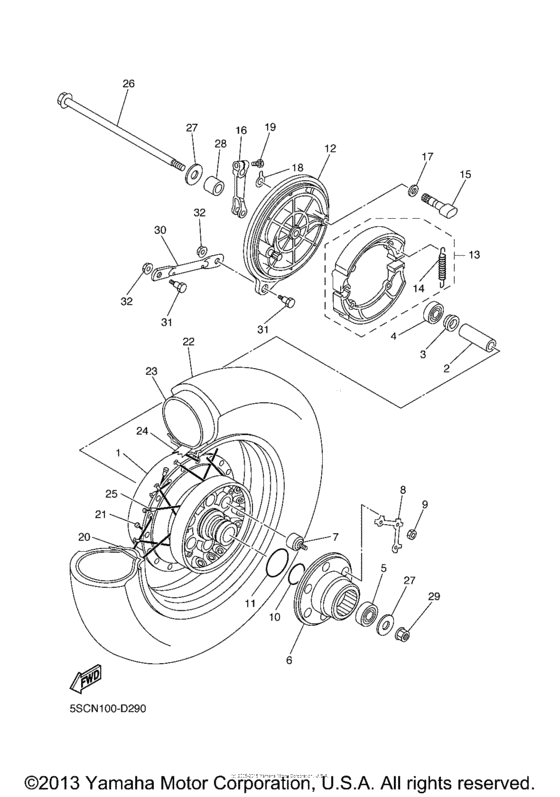 Rear wheel