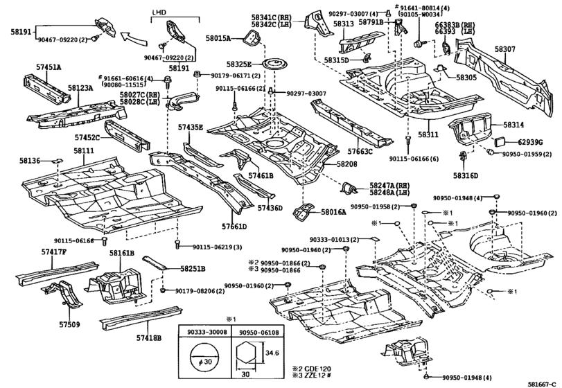 Floor Pan & Lower Back Panel