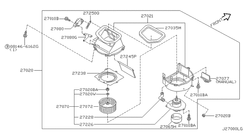 Heater & blower unit