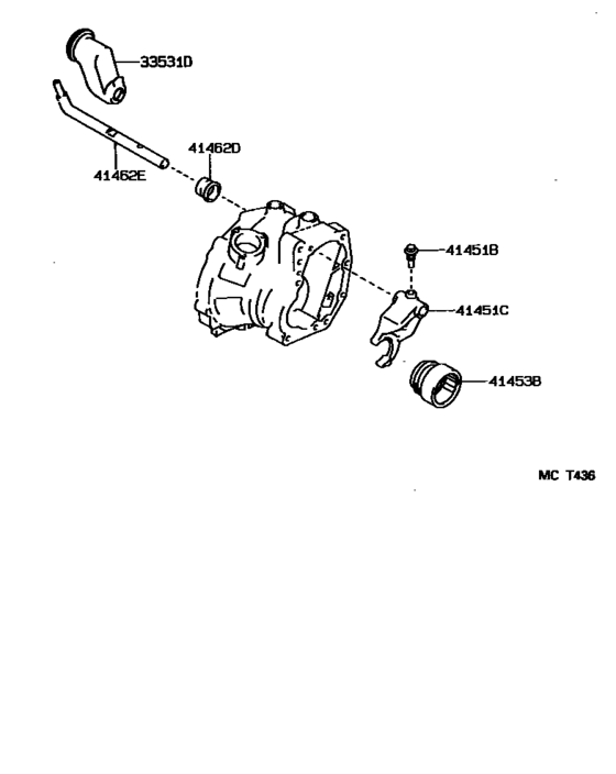 Transfer Lever & Shift Rod