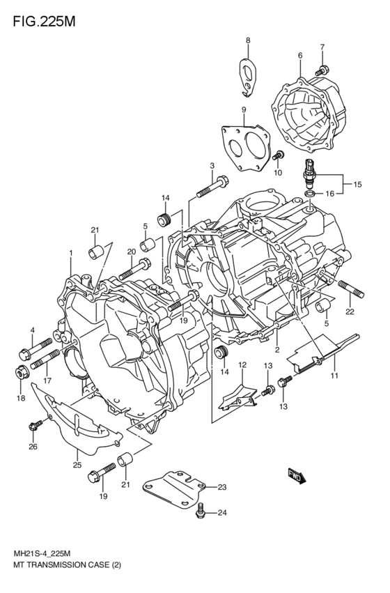 mt - transmission case