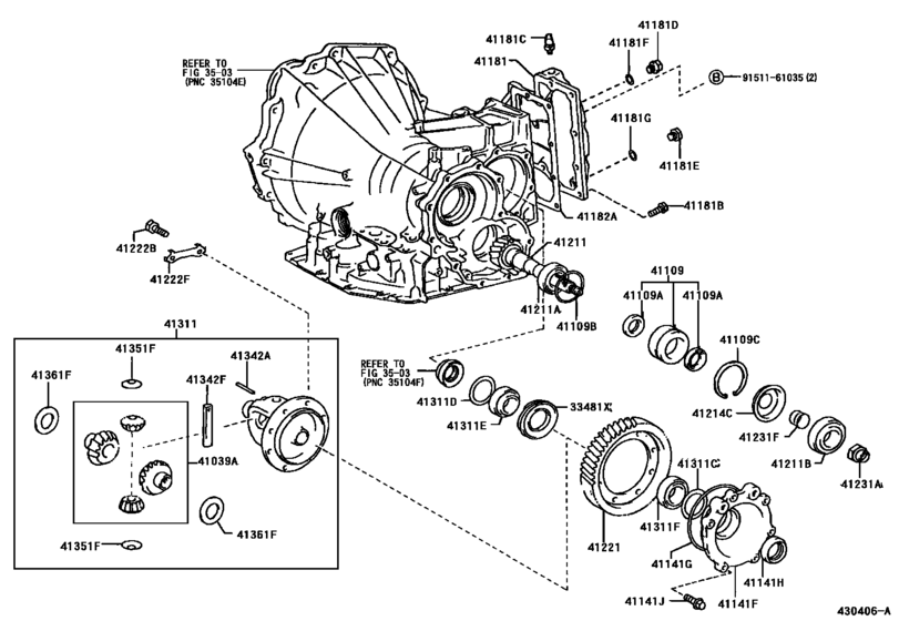Front Axle Housing & Differential