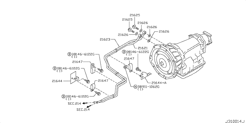 Auto transmission,transaxle & fitting