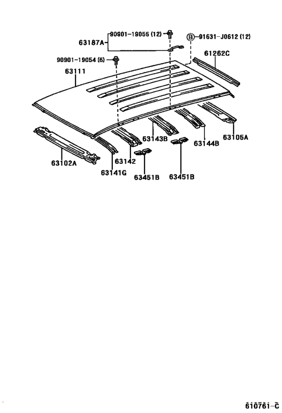 Roof Panel & Back Panel