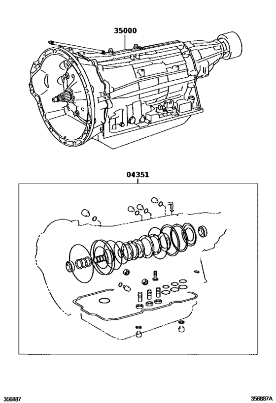 Transaxle Or Transmission Assy & Gasket Kit (Atm)