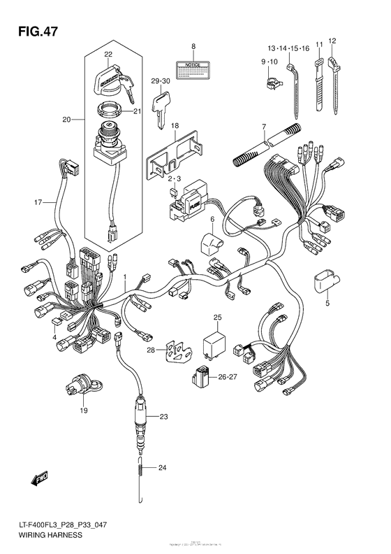 Wiring Harness (Lt-F400Fl3 P33)