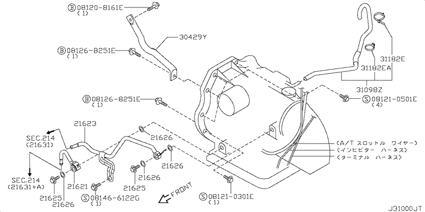 Auto transmission,transaxle & fitting