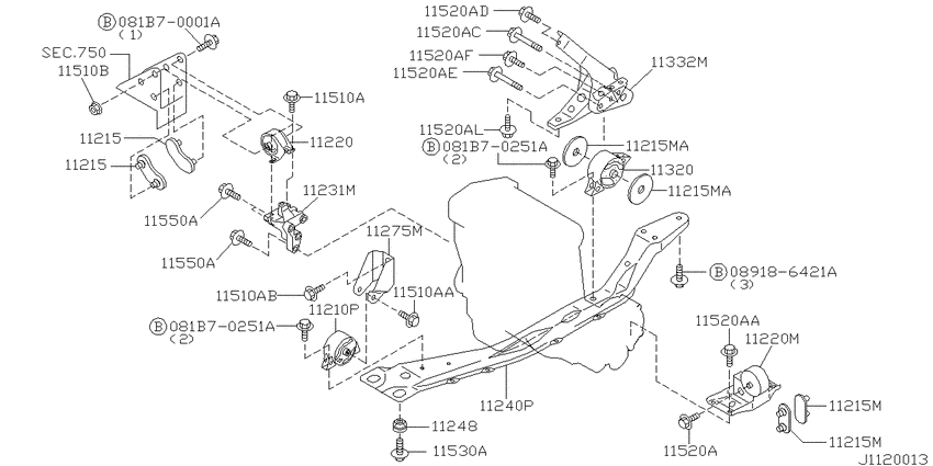 Engine & transmission   mounting