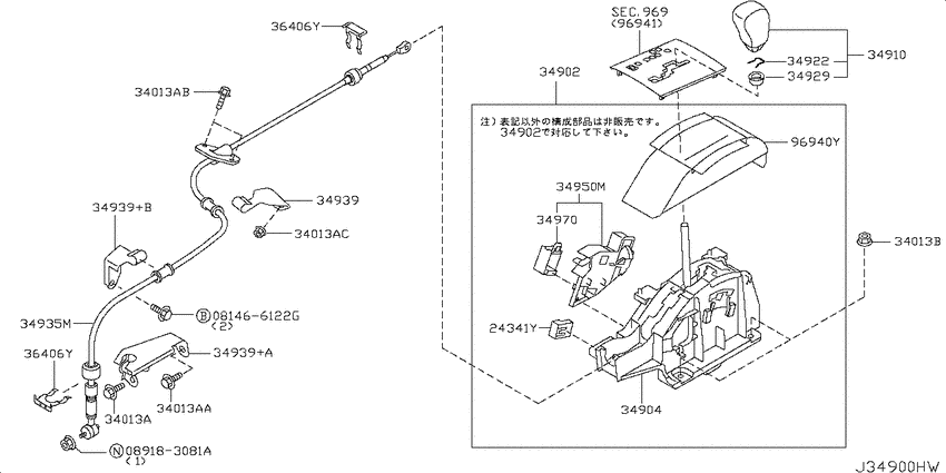Auto transmission control device