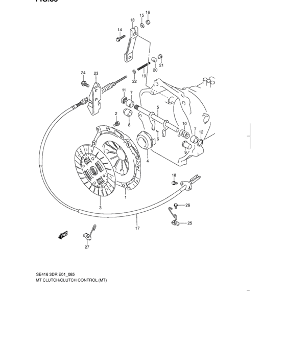 Mt clutch and clutch control