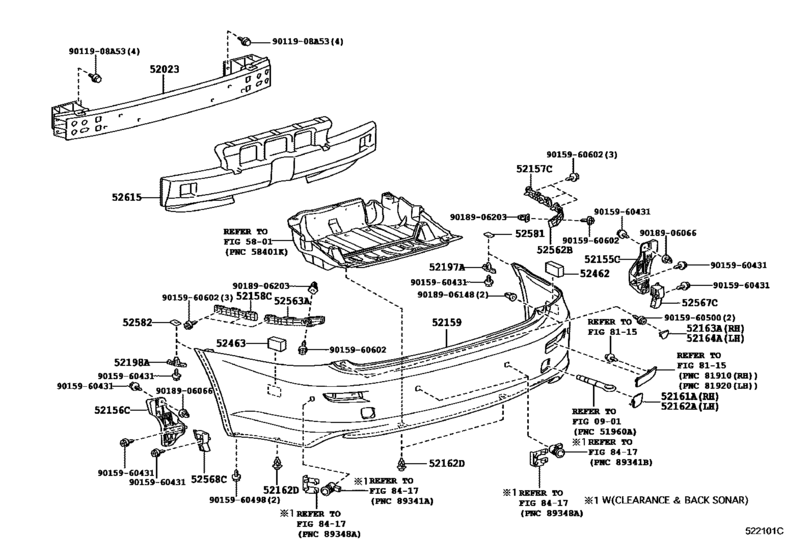 Rear Bumper & Bumper Stay