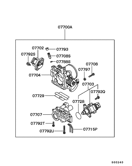 Injector & throttle body