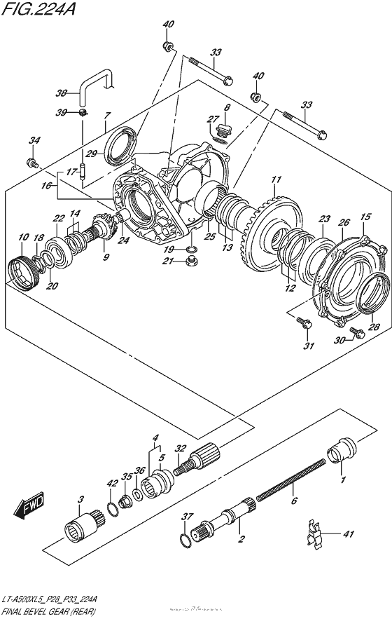 Final Bevel Gear (Rear)