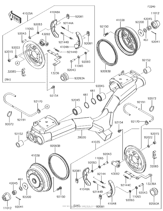 Rear Hubs/brakes