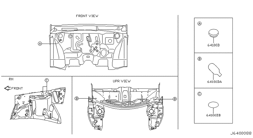 Hood ledge & fitting