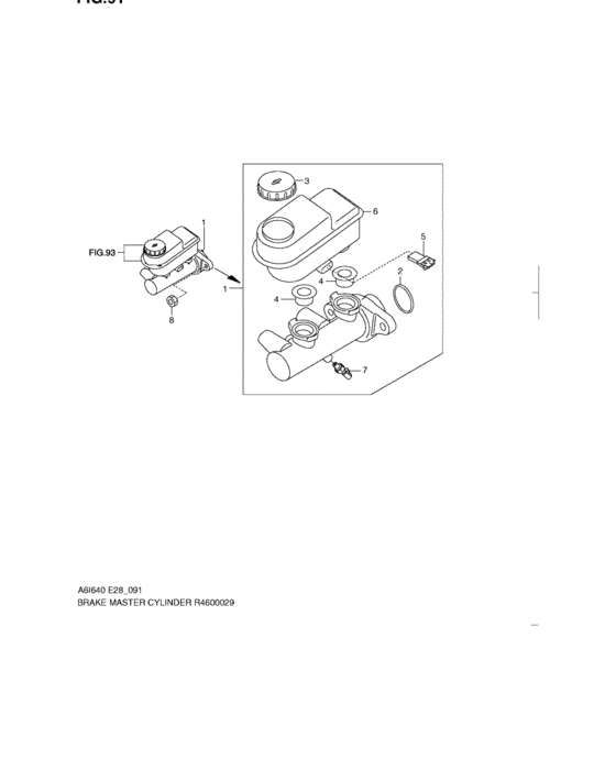 Brake master cylinder