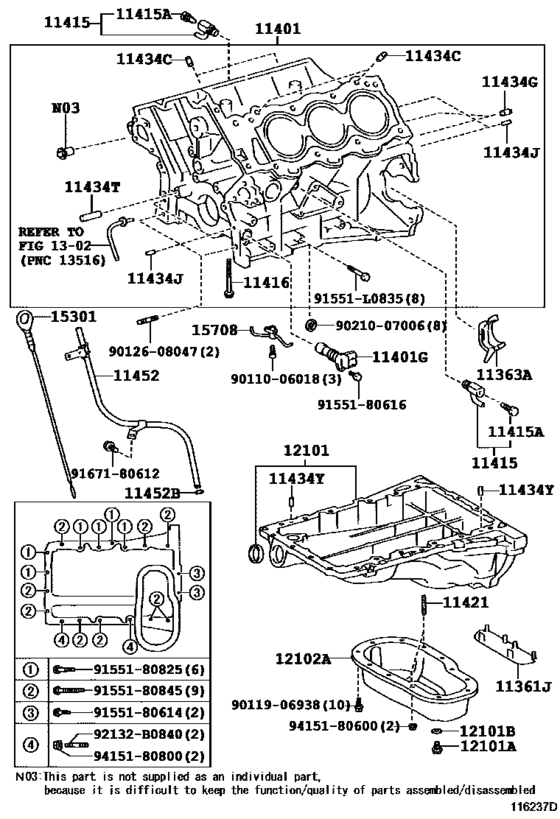 Cylinder Block for 2007 - 2018 Toyota FJ CRUISER GSJ15 | General sales ...