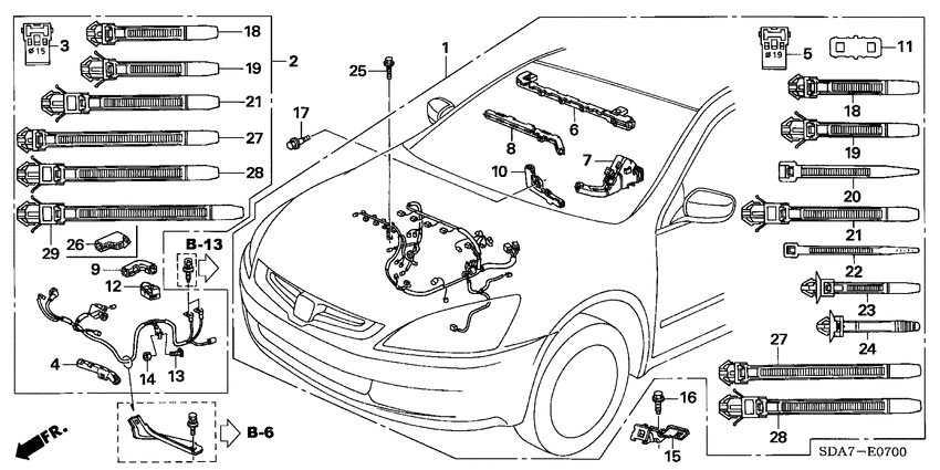 Engine wire harness