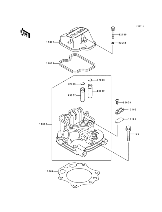 Cylinder head(kaf300-b2)