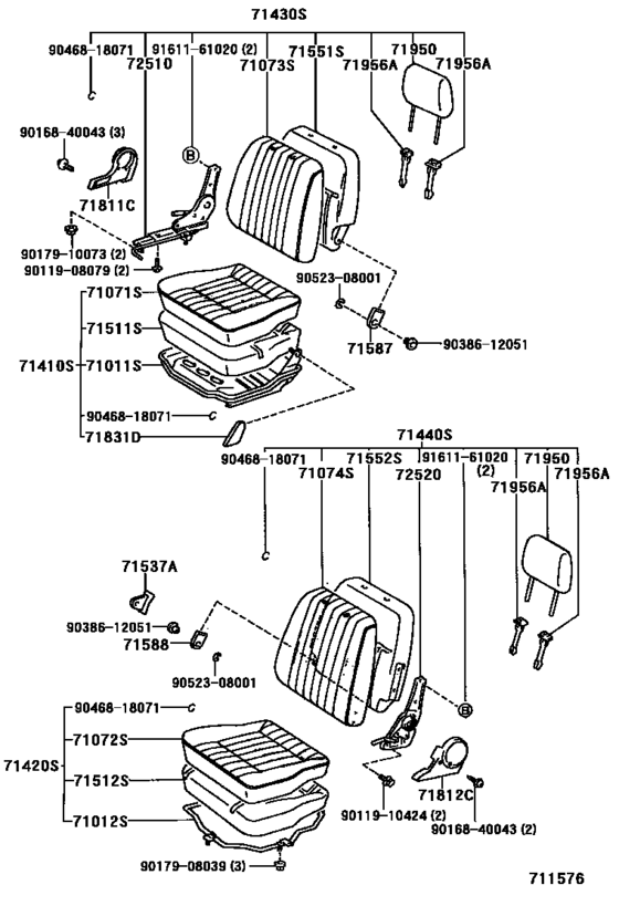 Seat & Seat Track