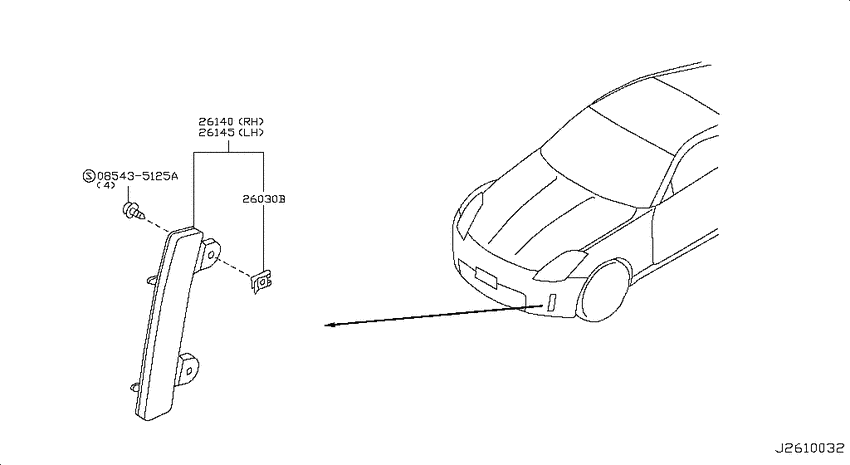 Front combination lamp