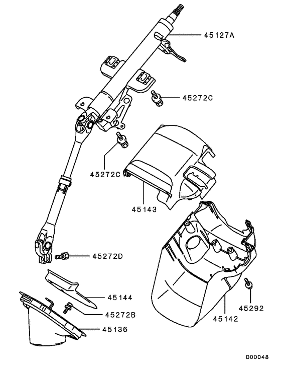 Steering column & cover