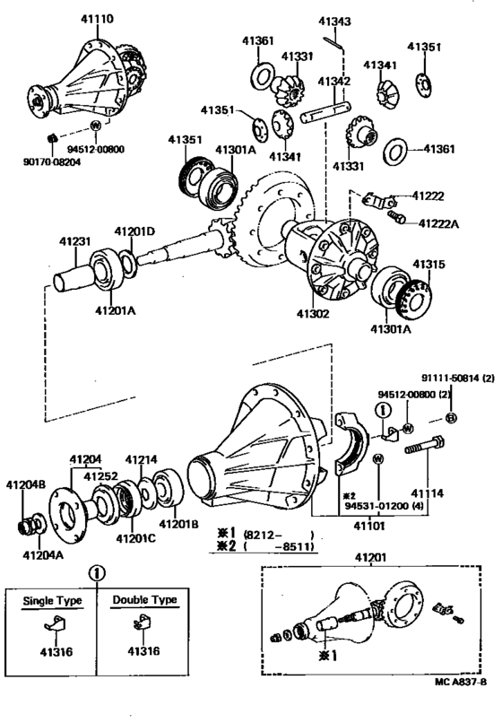 Rear Axle Housing & Differential