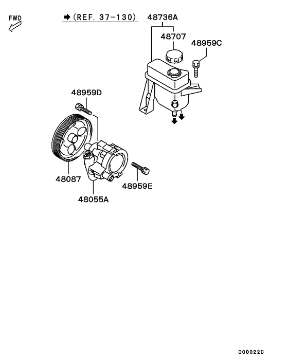 Power steering oil pump
