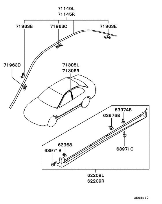 Side garnish & moulding