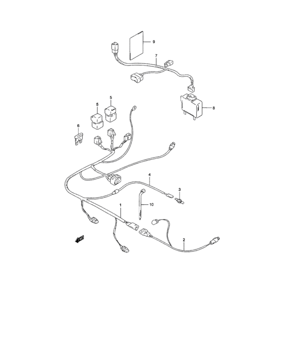 Air con wiring harness