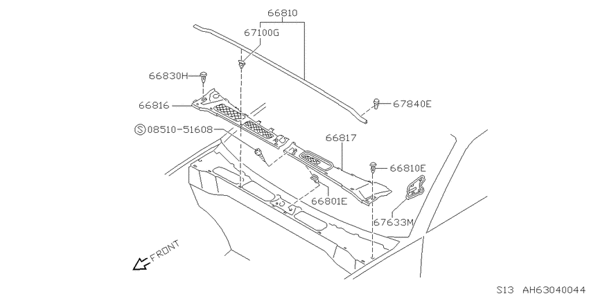 Cowl & Dash fitting