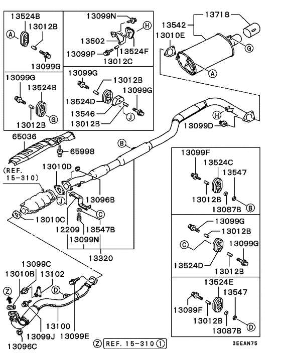 Exhaust pipe & muffler