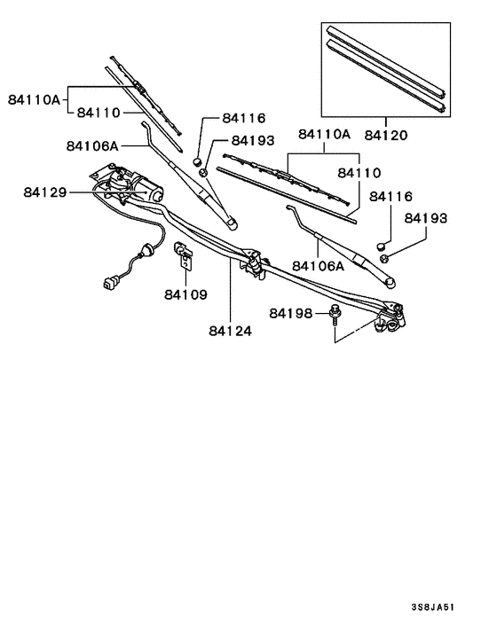 Windshield wiper & washer