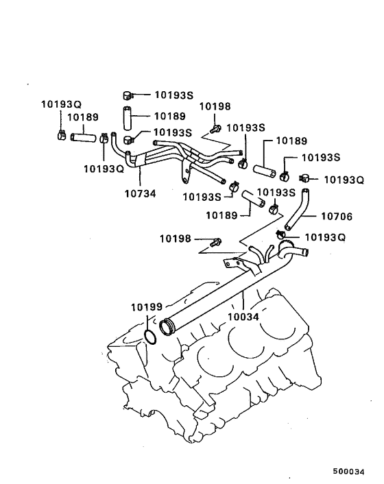 Water pipe & thermostat
