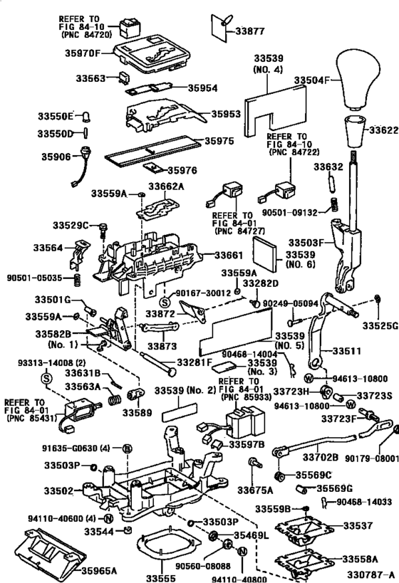 Shift Lever & Retainer
